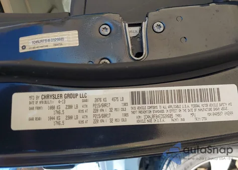 2014 Jeep Patriot Latitude из США, поврежденный, VIN 1C4NJRFB4ED520685